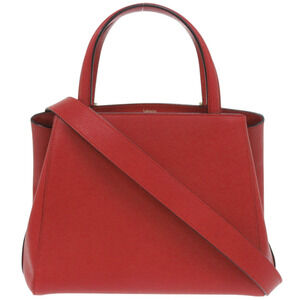 Valextra 2-Way Triennale Medium Leather Handbag in